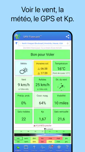UAV Forecast pour drones screenshot