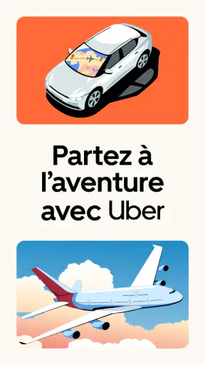 Uber : Commander une course screenshot