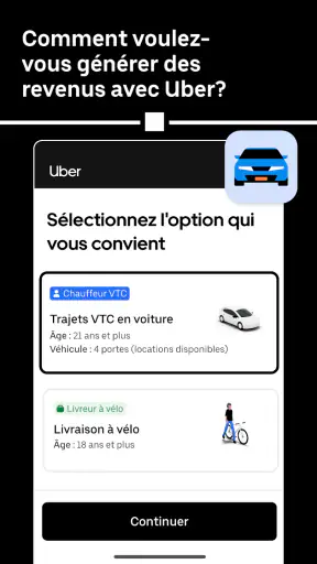 Uber Driver - Appli chauffeurs screenshot