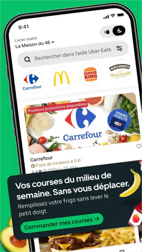 Uber Eats: Livraison de repas screenshot