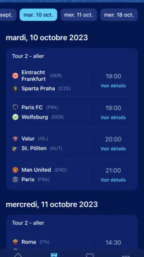UEFA Women's Champions League screenshot