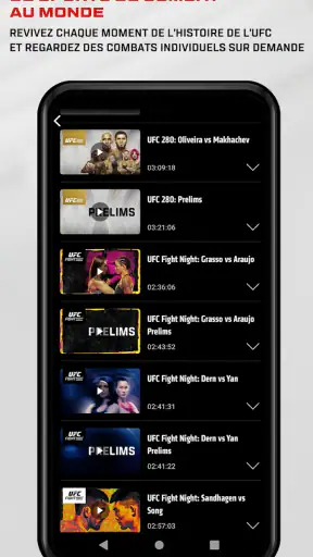 UFC screenshot