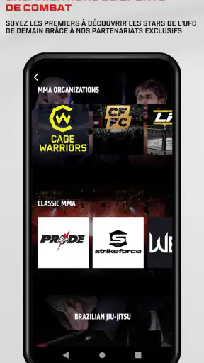 UFC screenshot