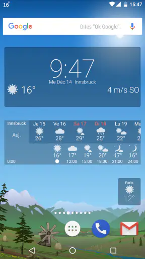 Une Météo Précise YoWindow screenshot