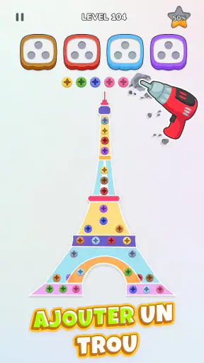 Unscrew Nuts Sort: Jeux de Vis screenshot