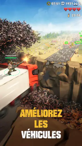 Vagues de zombies screenshot