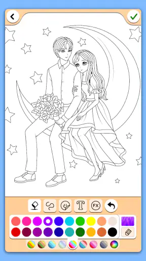 Valentin coloration d'amour screenshot