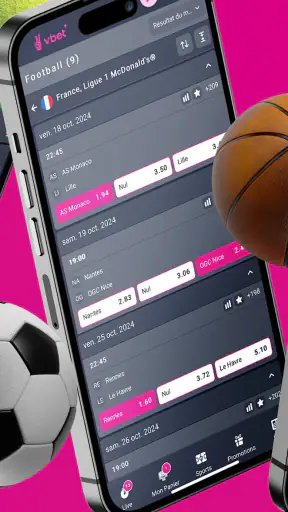 Vbet Paris sportifs screenshot