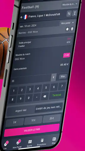 Vbet Paris sportifs screenshot