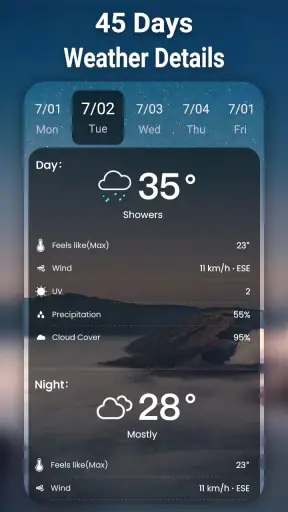 Vegoo Météo screenshot