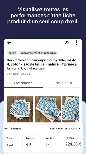 Vendre sur Etsy : Ma boutique screenshot
