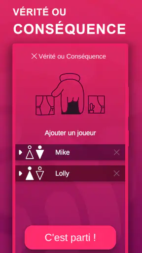 Vérité ou Conséquence screenshot