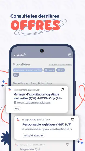 Vigijobs : Recherche d'emploi screenshot
