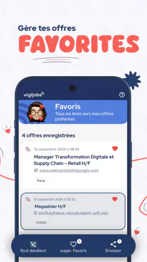 Vigijobs : Recherche d'emploi screenshot