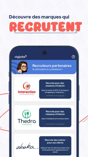 Vigijobs : Recherche d'emploi screenshot
