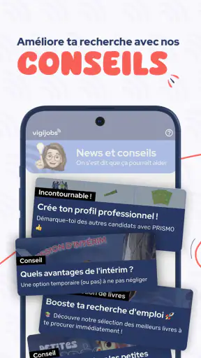 Vigijobs : Recherche d'emploi screenshot