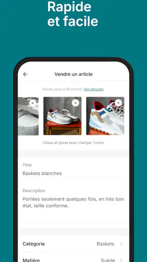 Vinted: vêtements d'occasion screenshot