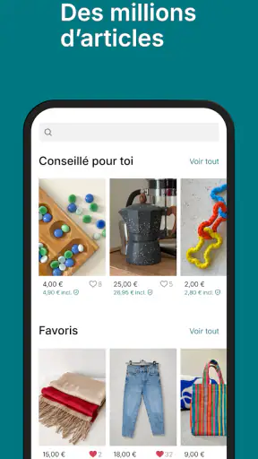 Vinted: vêtements d'occasion screenshot