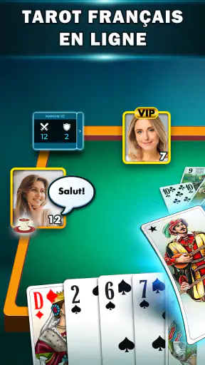 VIP Tarot - Jeu Tarot en ligne screenshot