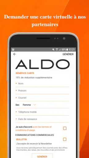 VirtualCards-Carte de Fidélité screenshot