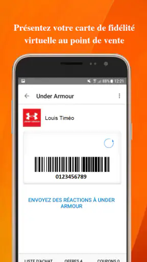 VirtualCards-Carte de Fidélité screenshot