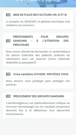 VISKALIACC – Catalogue des exa screenshot