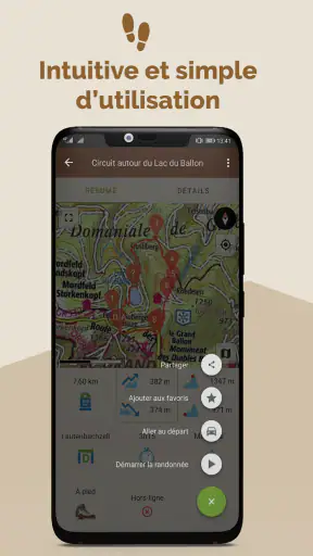 Visorando - GPS randonnée screenshot