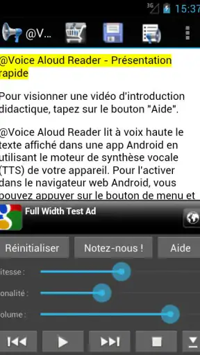 @Voice Aloud Reader screenshot