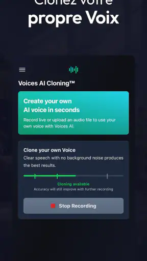 Voices AI - Changez Votre Voix screenshot