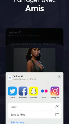 Voices AI - Changez Votre Voix screenshot