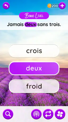 Voyage des Mots :  Mots Mêlés screenshot
