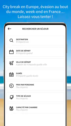 Voyage Privé - Vols et Hôtels screenshot