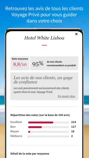 Voyage Privé - Vols et Hôtels screenshot