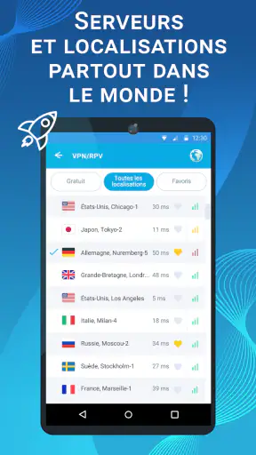 VPN - proxy rapide + sécurisé screenshot