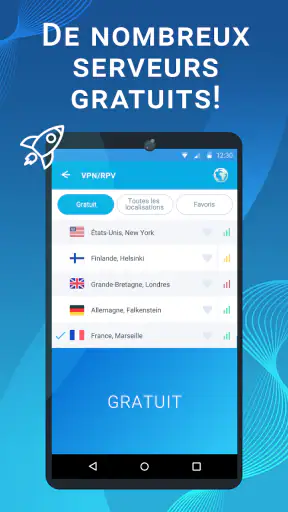 VPN - proxy rapide + sécurisé screenshot