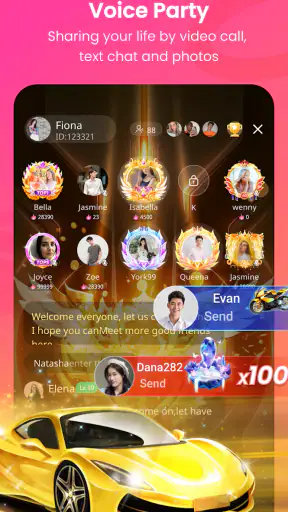 Waha - Video Chat & Party screenshot