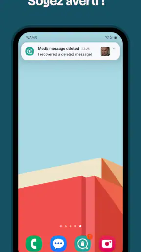 WAMR : messages supprimés screenshot