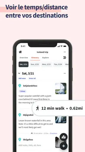 Wanderlog: Map & Plan Voyages screenshot