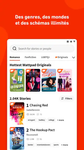 Wattpad - Lire & Écrire screenshot