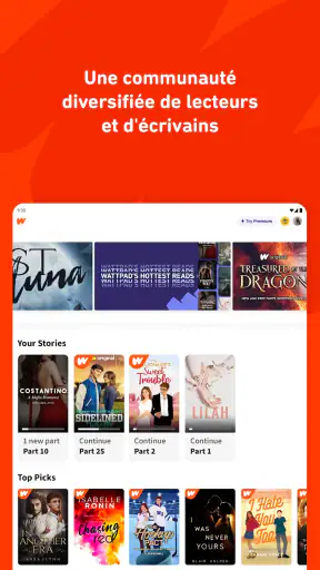 Wattpad - Lire & Écrire screenshot