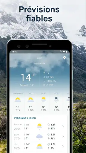 WeatherPro: Prévisions & Radar screenshot