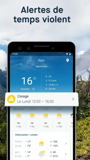WeatherPro: Prévisions & Radar screenshot