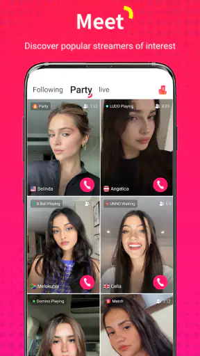 WeJoy-Live video chat&party screenshot