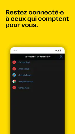 Western Union Envoi d'argent screenshot