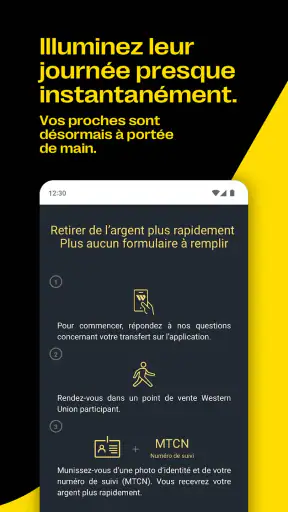 Western Union Envoi d'argent screenshot