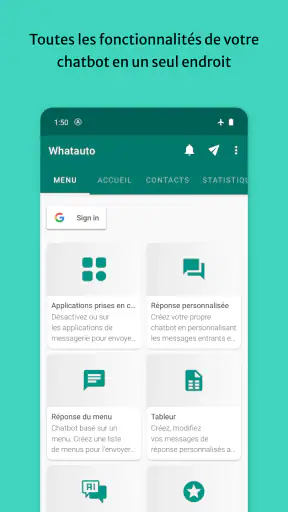 Whatauto - Réponse automatique screenshot