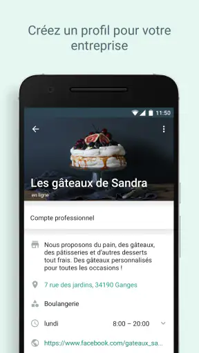 WhatsApp Business screenshot