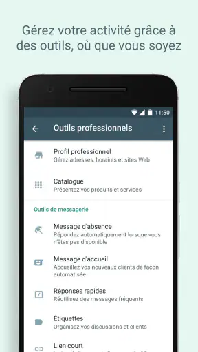 WhatsApp Business screenshot