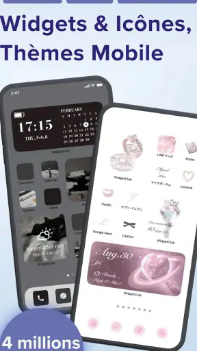 Widget & Icône : Thèmes Phone screenshot