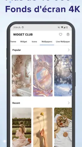 Widget & Icône : Thèmes Phone screenshot